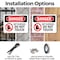 Signmission Hot Surface Sign, 18 in H x 24 in W, Plastic, Hot Surface Do Not Touch OS-2PACK-DS-P-1824-L-2231 - alternate 7